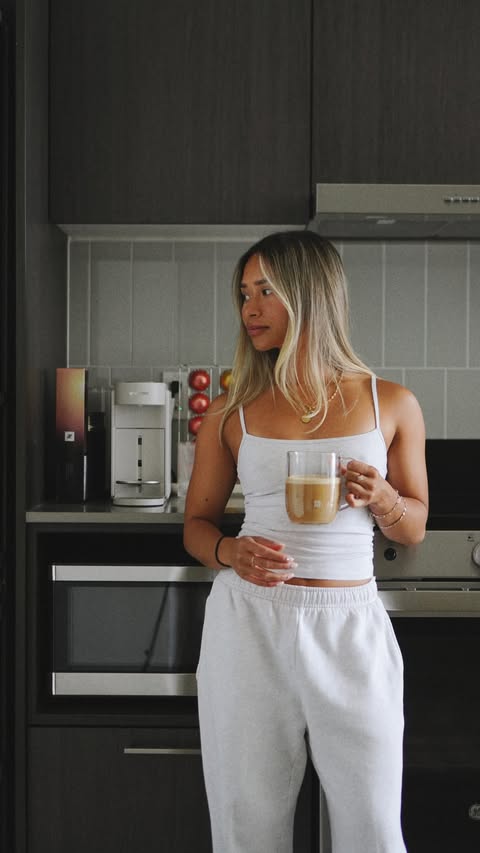 Instagram post by @kdkinetics for Nespresso. Caption reads: [...] ever half marathon in Toronto with....