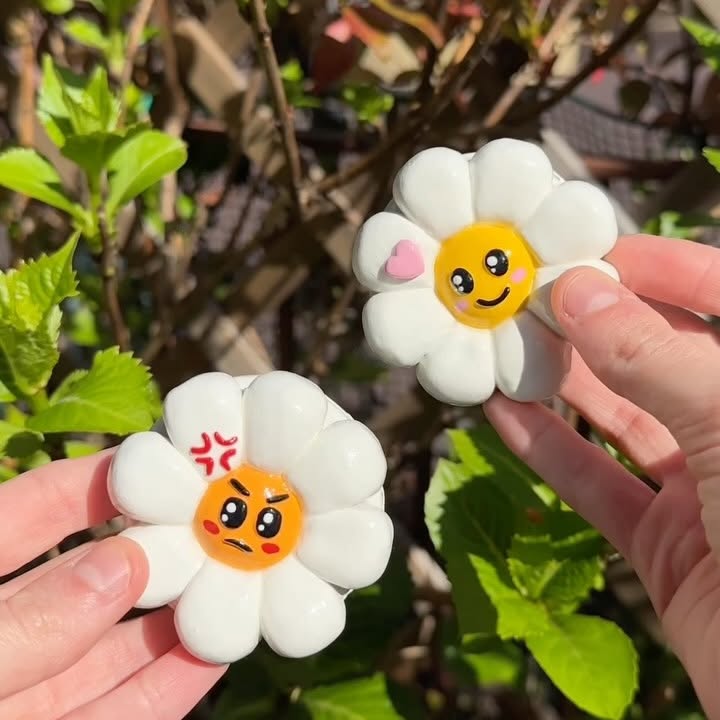 Instagram post by @chambremauve for CASEKOO. Caption reads: [...] spring clay stickers to personalize my....