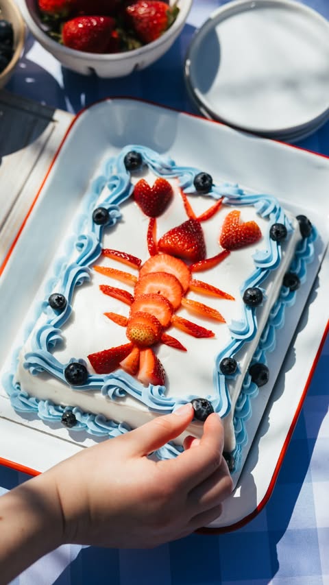 Instagram post by @frigidaire for The Feedfeed. Caption reads: #AD This is your sign to turn any cake into a....