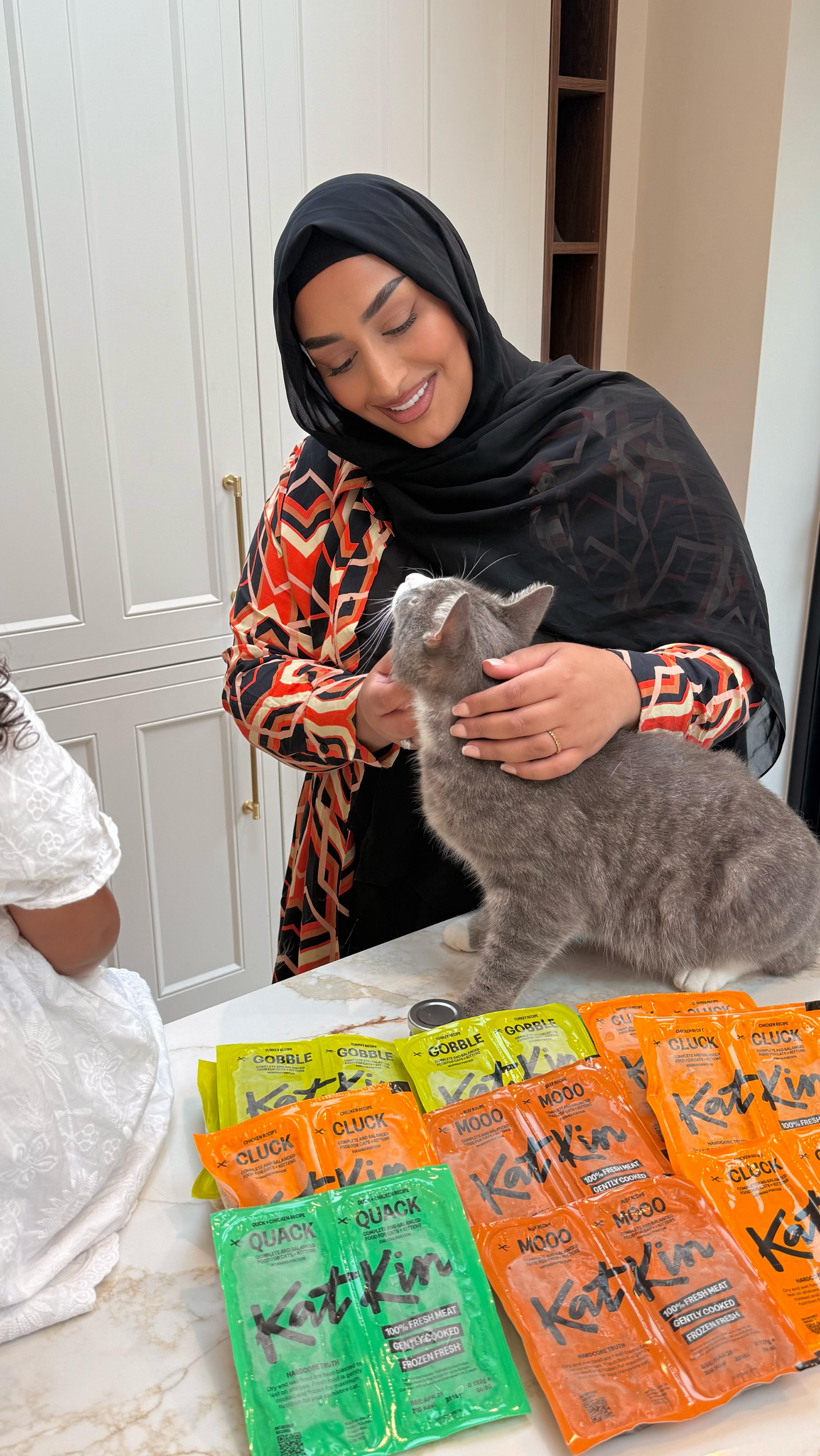 Instagram post by @nadoosh.xo for KatKin. Caption reads: ad We made the switch to @katkin.club for our....