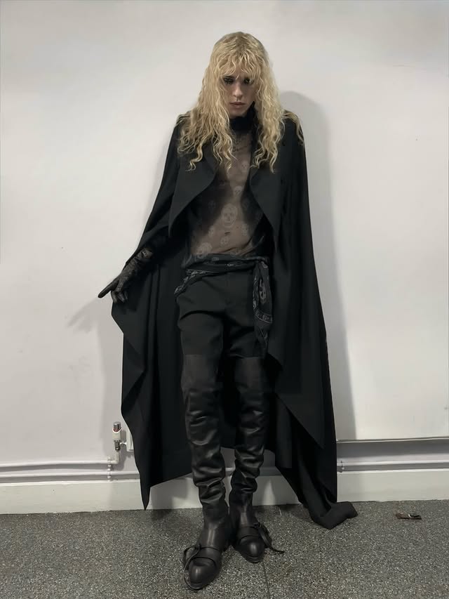 Instagram post by @2hollis for Alexander McQueen. Caption reads: slowly.