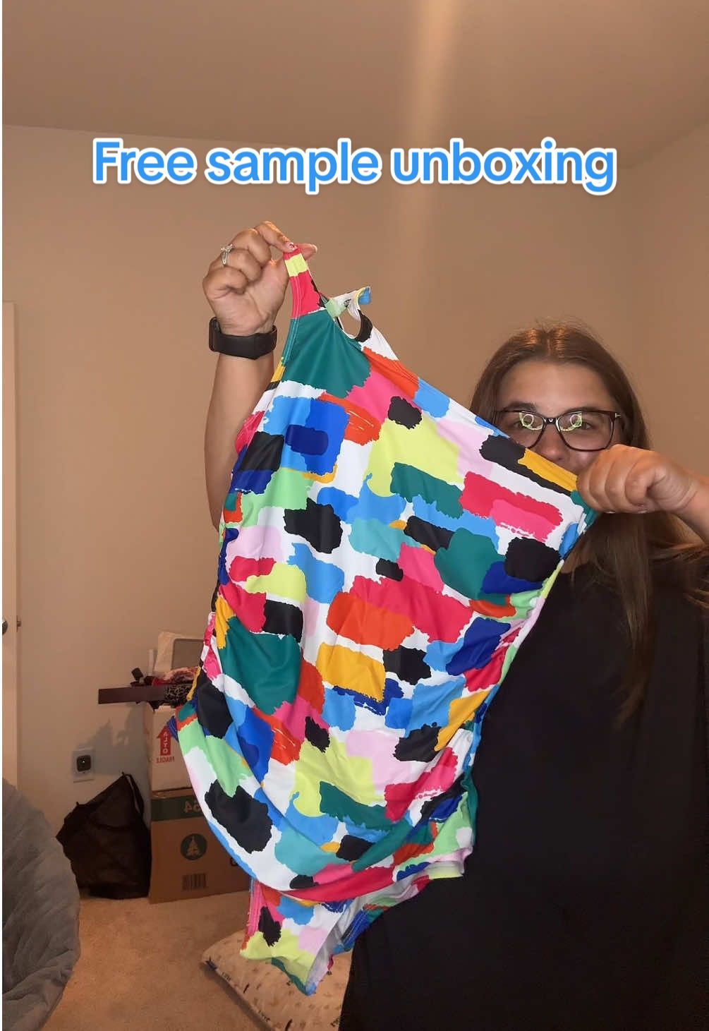 TikTok post by @yourbestiec0urt for Holipick Swimsuits. Caption reads: Thank you @Holipick Swimsuits for the free....