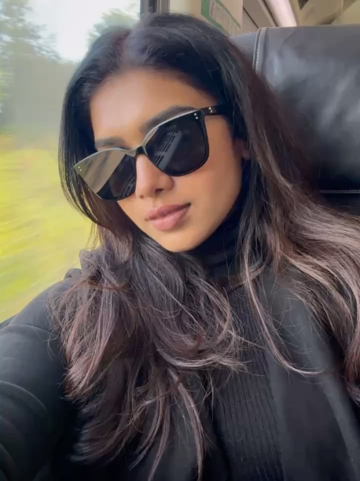 Instagram post by @dushara_vijayan for GT Holidays. Caption reads: A Swiss love letter 💌 🌻

1. “In motion,yet at....