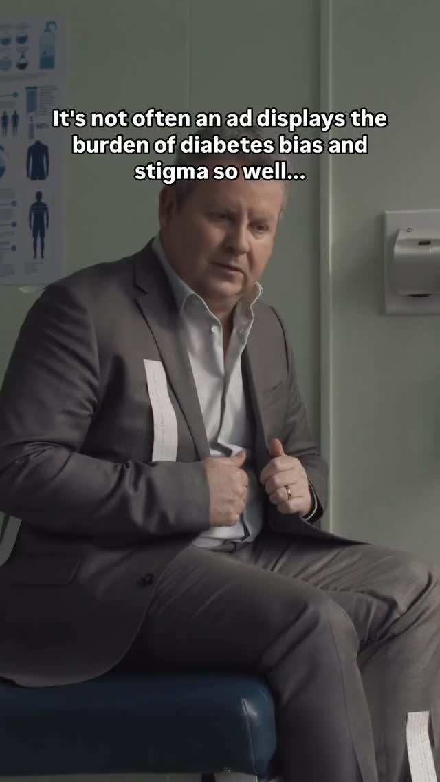 Instagram post by @type1diabeticscommunity for FreeStyle Libre. Caption reads: It’s not often that an ad truly moves me, but this....