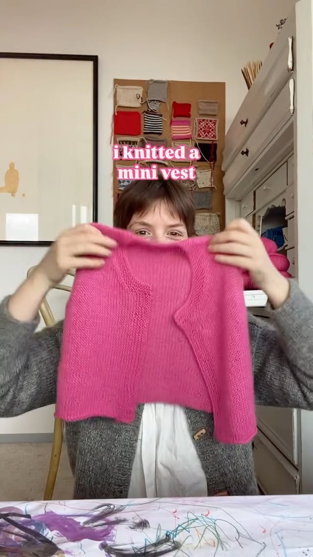 Instagram post by @lilleknitting for We Are Knitters. Caption reads: [...] ) 😉🤞🏼 Big thanks to @weareknitters for....