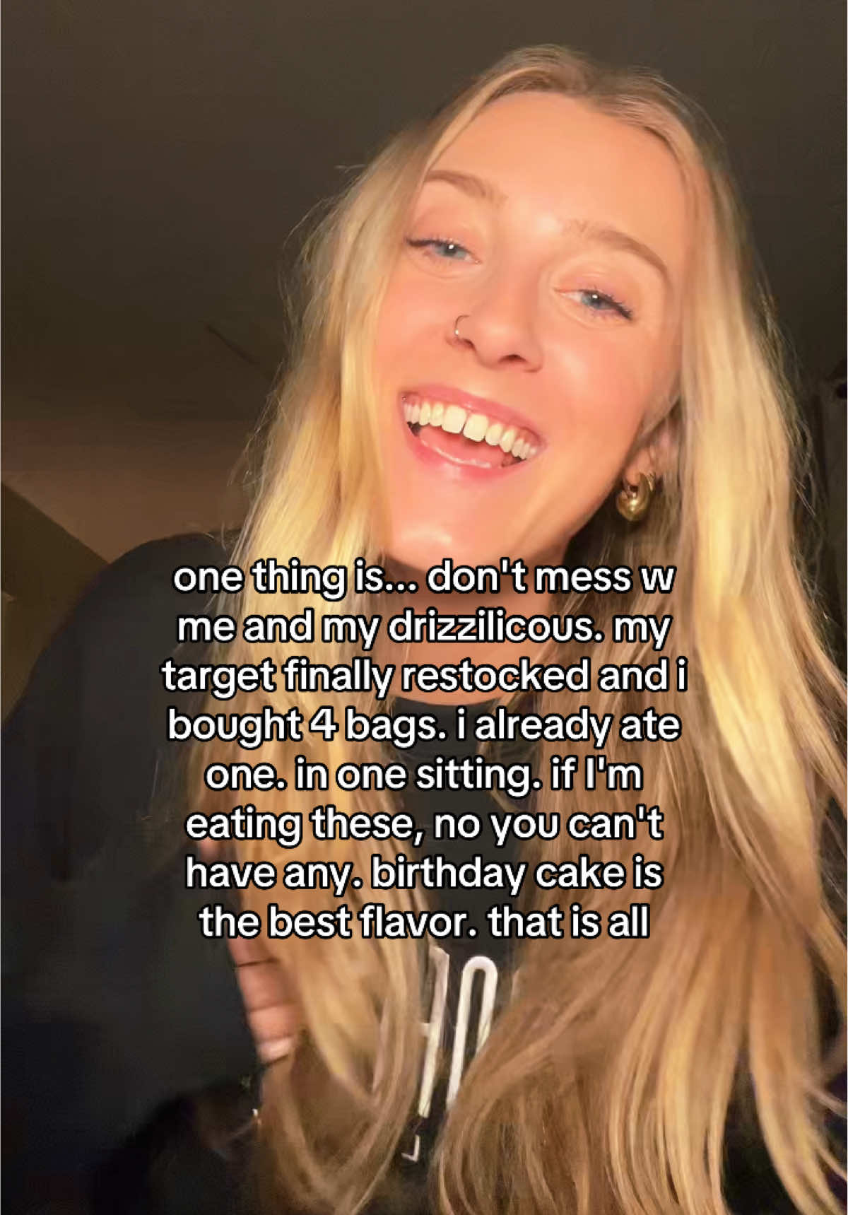 TikTok post by @itscoachjackie for Drizzilicious. Caption reads: @Drizzilicious help I'm addicted #drizzilicous....