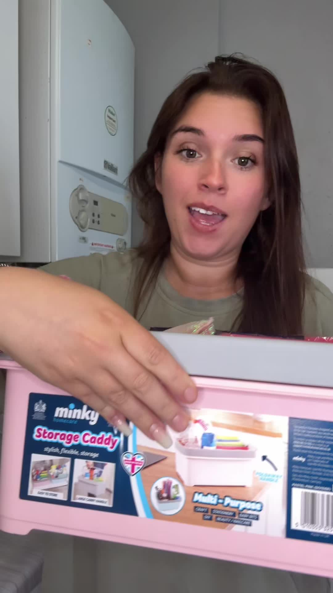 TikTok post by @bandfieldhome for Minky Homecare. Caption reads: [...] #fyp #minky #cleantok @Minky Homecare.
