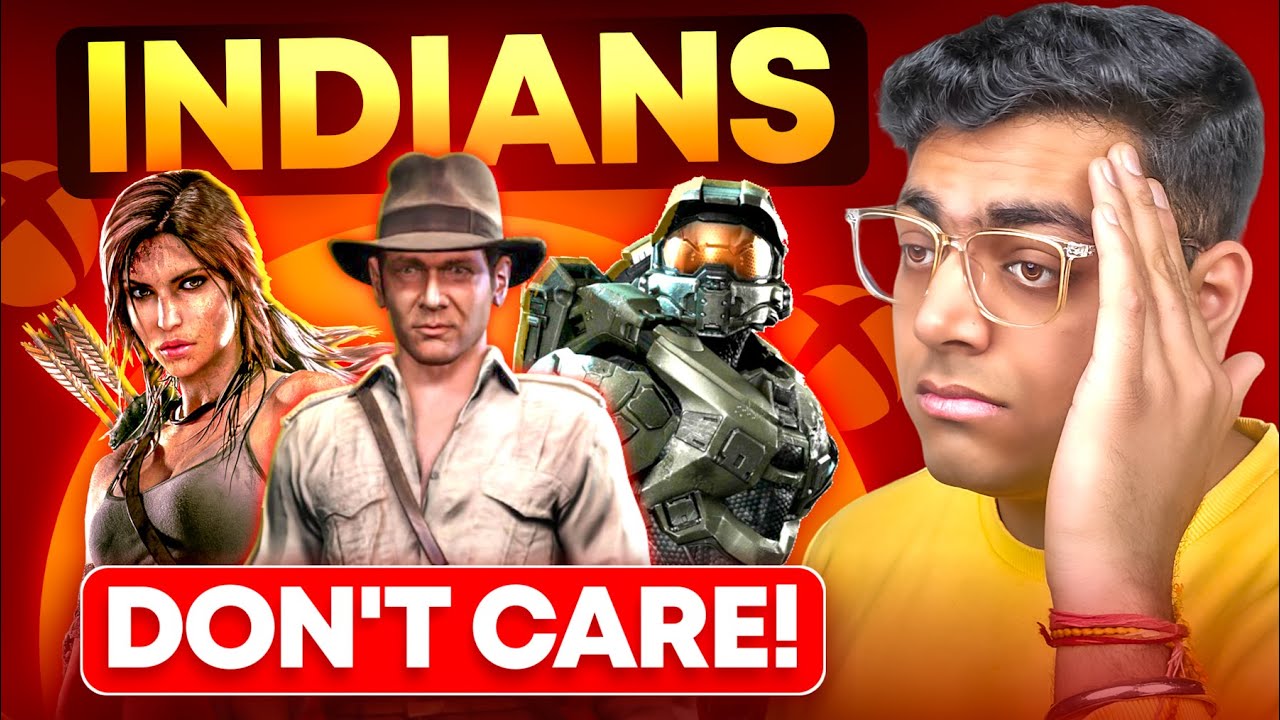 YouTube post by @LazyAssassin for HuffPost. Caption reads: Why Xbox *FAILED* In India? The REAL TRUTH You....