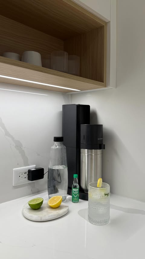 Instagram post by @laila_elnaggar for SodaStream. Caption reads: starting the morning off right with my @sodastream....