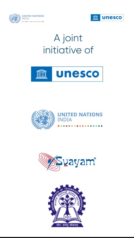 Instagram post by @svayam_india for UNESCO. Caption reads: Every festival should welcome everyone. 

With....