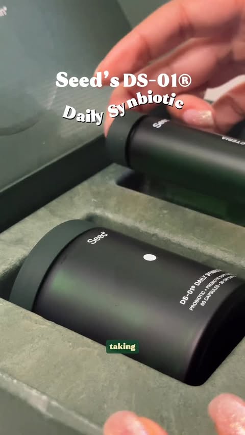 Instagram post by @saraida.cecilia for Seed. Caption reads: [...] I’m starting early with a gut reset using....