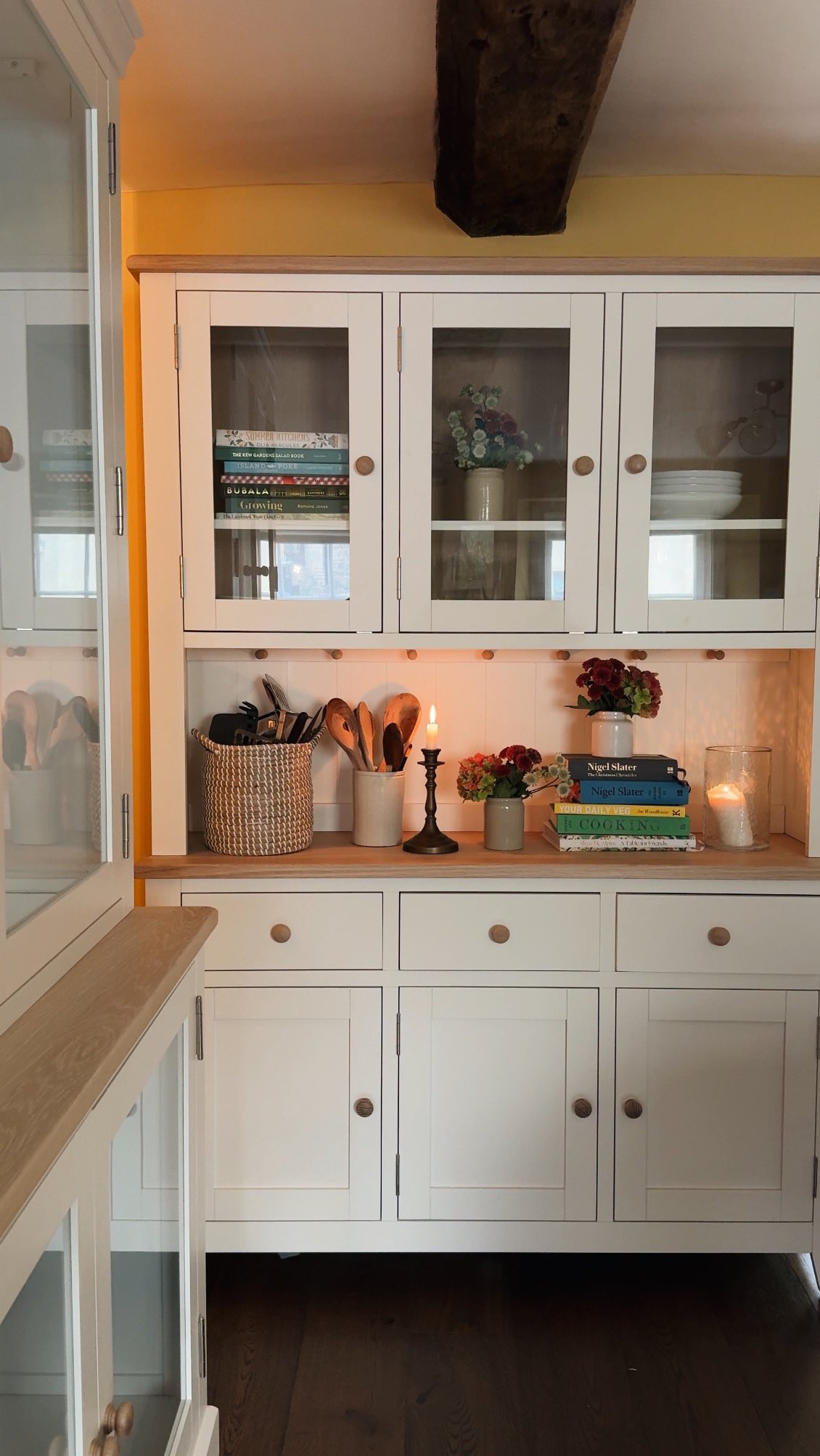 Instagram post by @rosieatthecottage for The Cotswold Company. Caption reads: ad setting up and settling in the most beautiful....