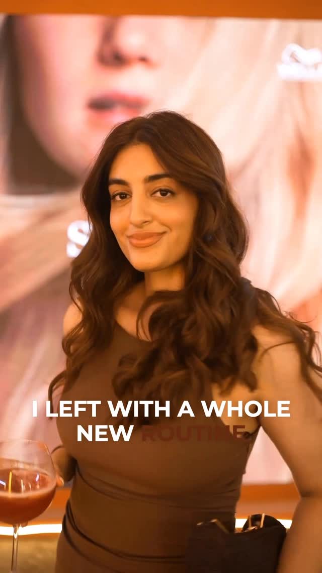 Instagram post by @sukhmani_bedi for Wella. Caption reads: Did I just go to a beauty event and return with a....