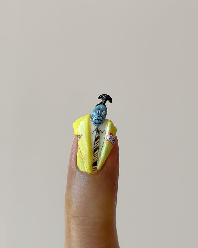 Instagram post by @thehangedit for Beetlejuice. Caption reads: Bob

My friend Donna challenged me to put Bob on....