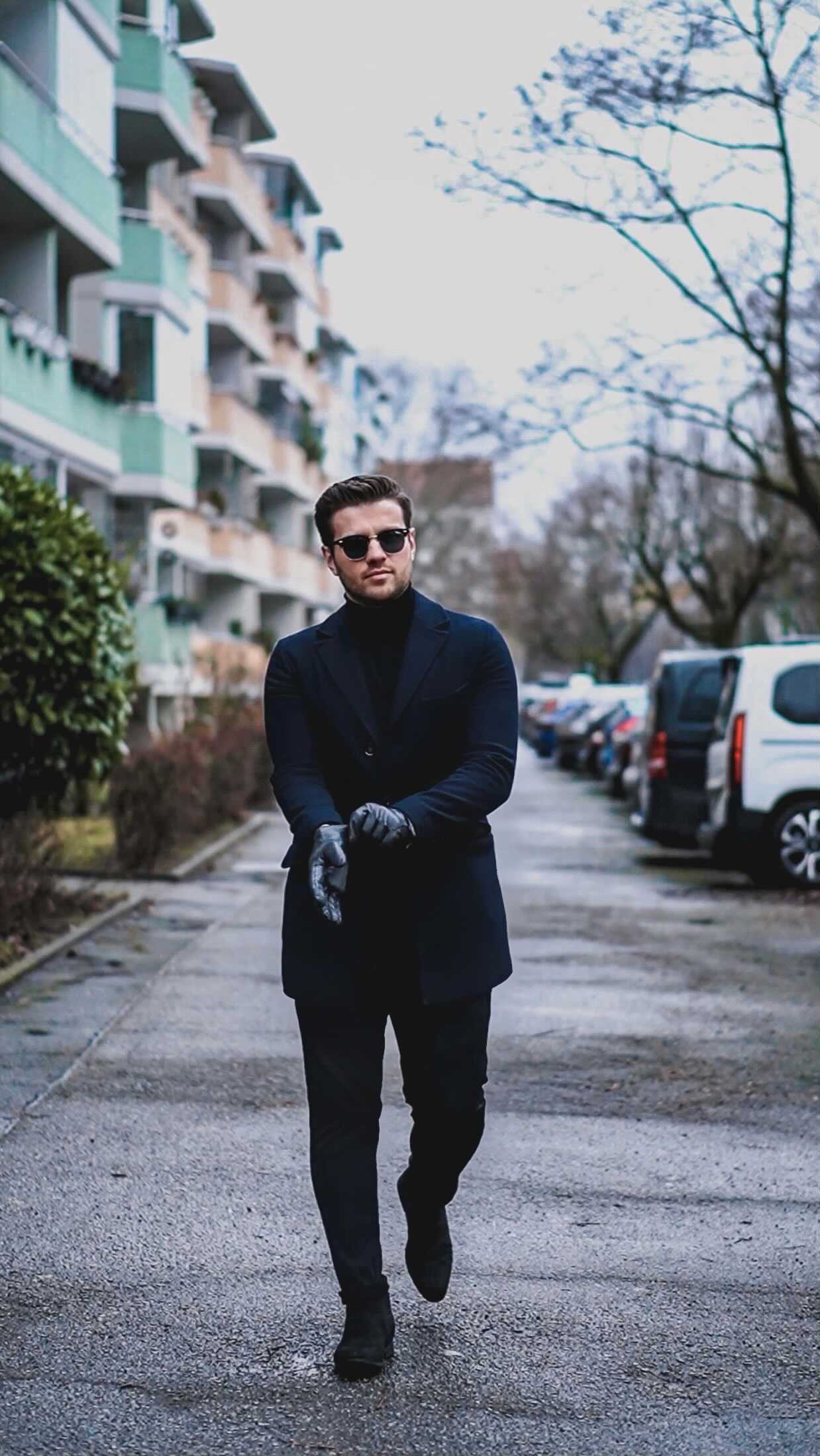 Instagram post by @astrit.meholli for Men's Fashion & Style. Caption reads: •Anzeige•

That's why I love Winter: Boots and....