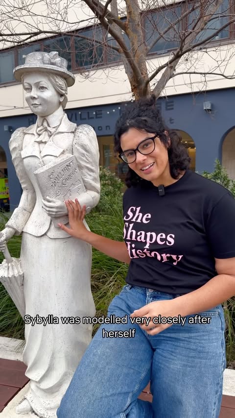 Instagram post by @sheshapeshistory for Netflix Australia & NZ. Caption reads: In case you missed the news, there’s a new show on....