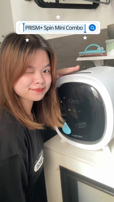Instagram post by @yi.tingx for PRISM+. Caption reads: [...] that ended my hand-washing era 😭🧺 The....