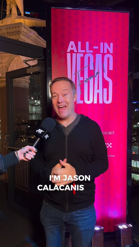 Instagram post by @theallinpod for The Venetian Las Vegas. Caption reads: @theallinpod @jason joined us at Velocity Club,....