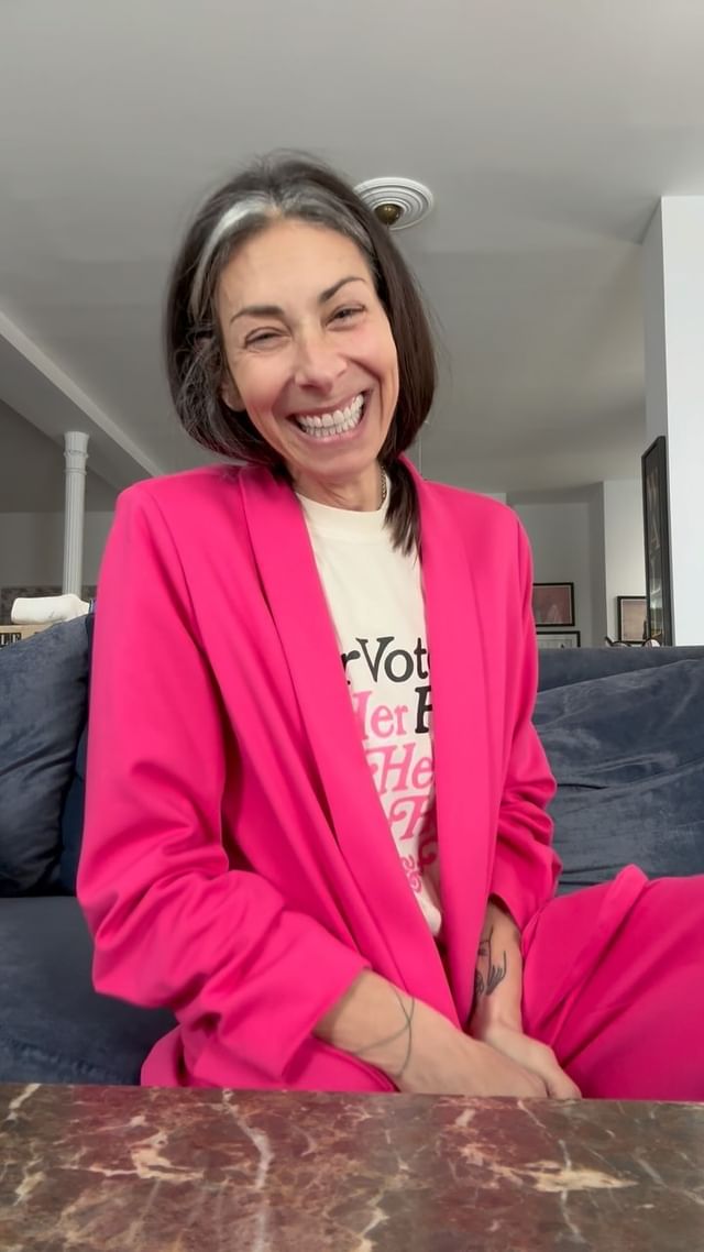 Instagram post by @stacylondonreal for Argent. Caption reads: In partnership with @argent and @whenweallvote I’m....