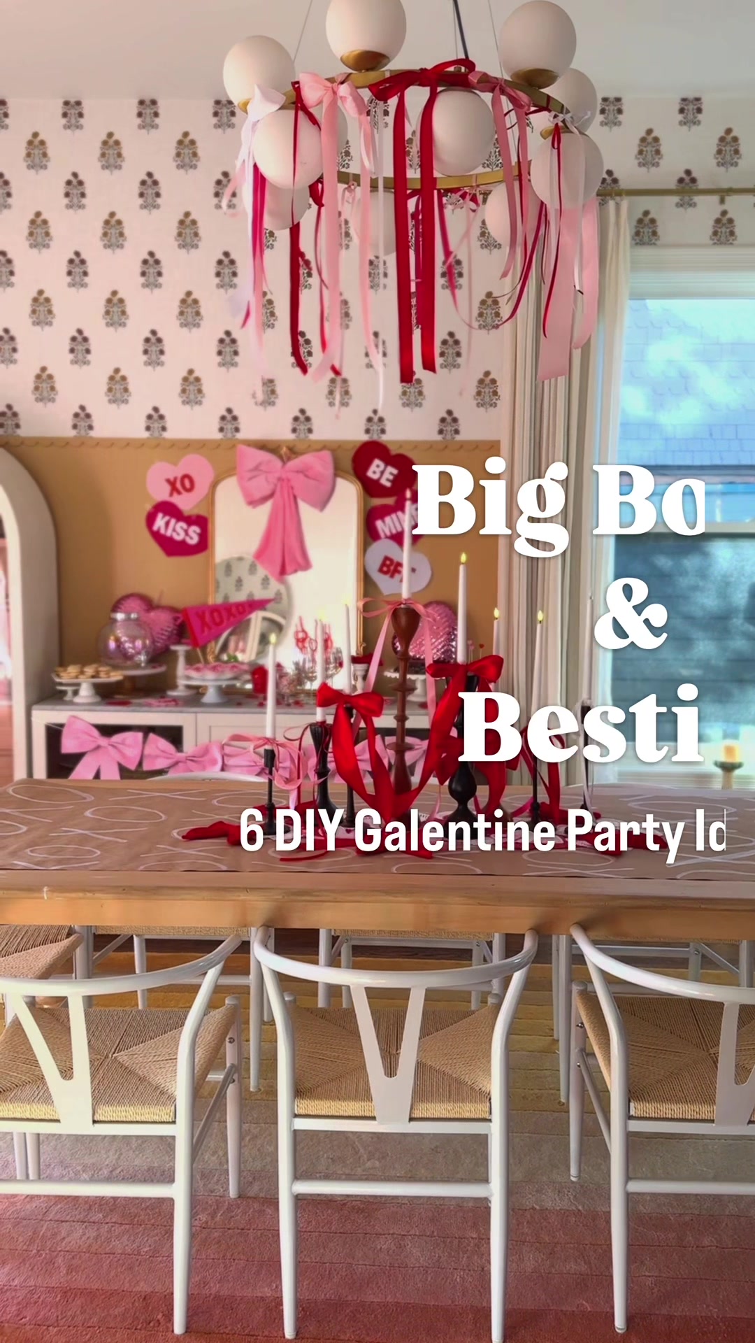 TikTok post by @tatertotsandjello for Hobby Lobby. Caption reads: [...] 🎀💗 #ad I used simple supplies from @Hobby....