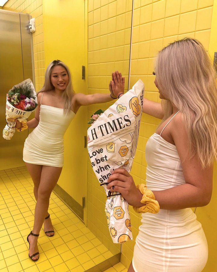 Instagram post by @lydiaeugenekim for Fresh Sends. Caption reads: [...] ambassador life • • #bumblehoney #freshsends....