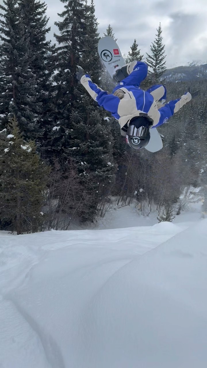 Instagram post by @tobymiller for Backcountry. Caption reads: Breaking in the new outerwear @backcountry....