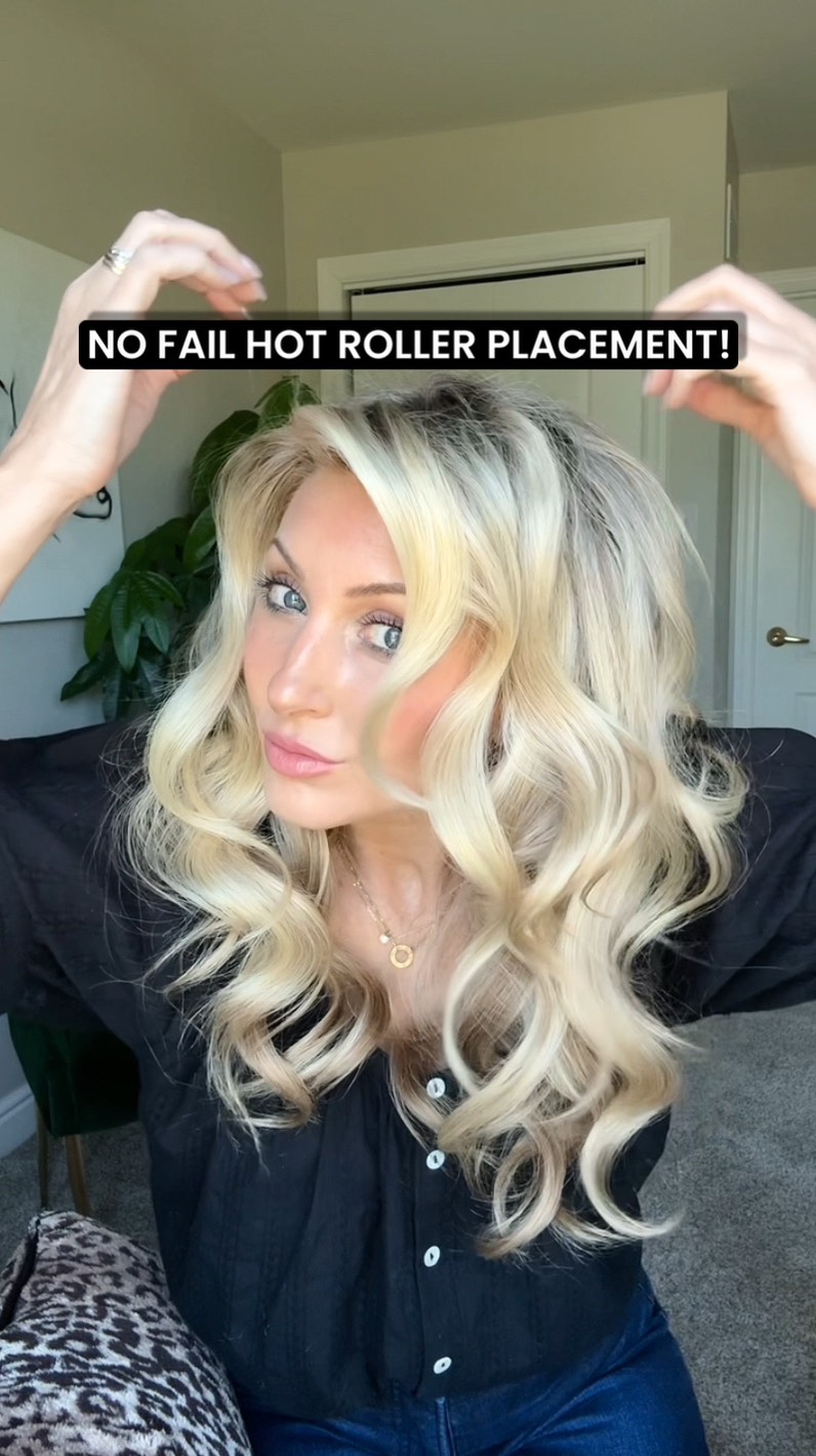 Instagram post by @beautyxdanaplum for Sally Beauty. Caption reads: The BaByliss Standing Hot Rollers have quickly....