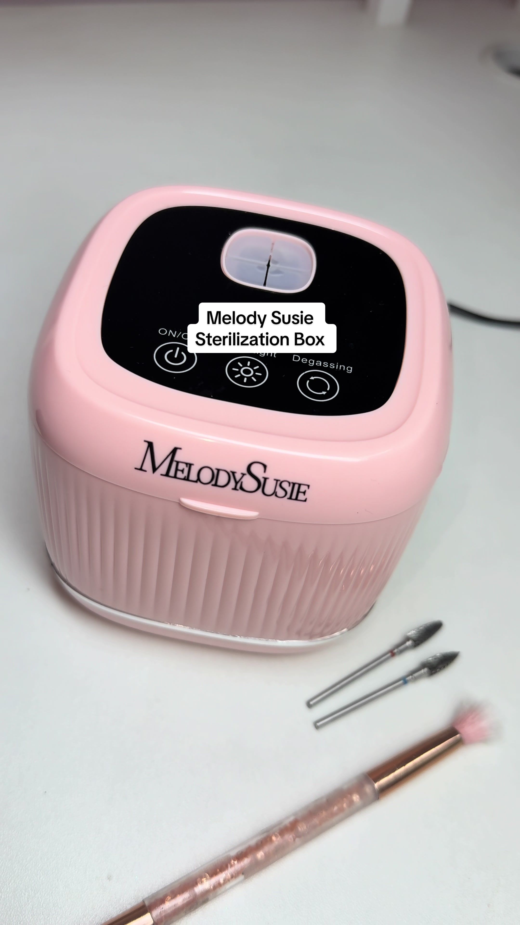 TikTok post by @gabriannanails for MelodySusie. Caption reads: 😍 @melodysusie  #melodysusie #fyp #nailtools....