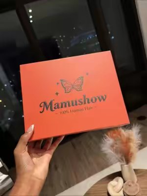 TikTok post by @destineedavonna for Mamushow Hair Store. Caption reads: My new obsession is this 26in Burmese curly half....