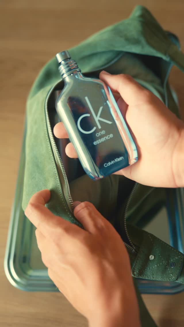 Instagram post by @levinhotho for Douglas. Caption reads: *anzeige From desk to workout CK One Essence keeps....