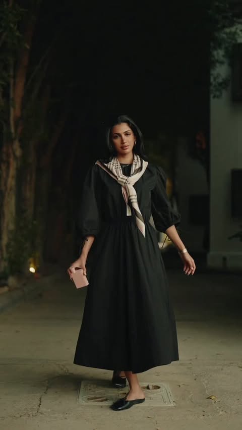 Instagram post by @shahadfbam for Burberry. Caption reads: [...] to express myself freely, its the new....