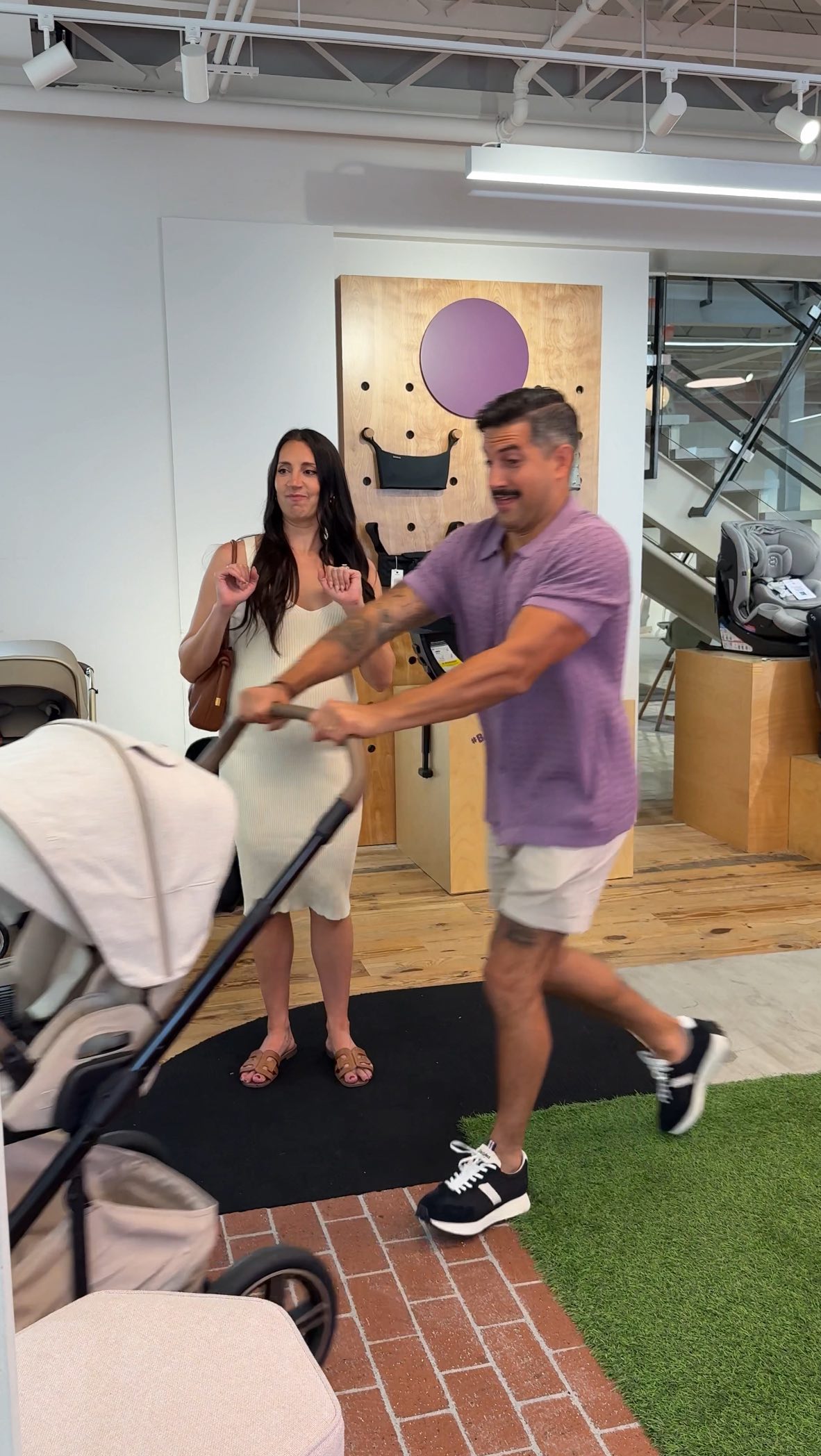 Instagram post by @alexandramadisonn for Nuna Hungary. Caption reads: We now have more @nuna_usa strollers than actual....