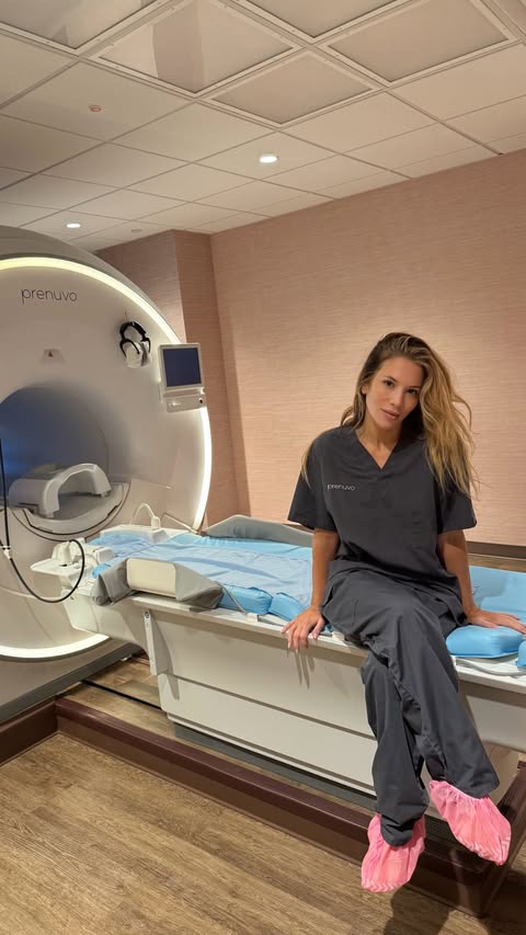 Instagram post by @daisybeautytoye for Prenuvo. Caption reads: I recently went to @prenuvo for a whole-body MRI,....