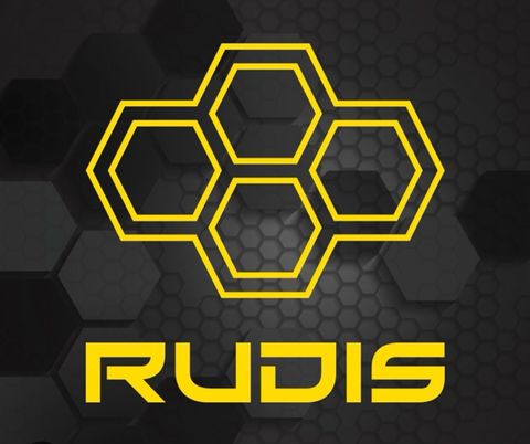 Instagram post by @wright.way.wrestling for RUDIS. Caption reads: ☝🏾Wright Way Wrestling☝🏾 🟨⬛️ @the_rudis ⬛️🟨....