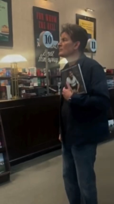 Instagram post by @charliesheen for Gallery Books Group. Caption reads: Turns out NYT isn’t the only “list” I’m hoping to....