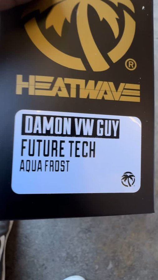 Instagram post by @damon_vw_guy for Heat Wave Visual. Caption reads: That PO Box. @el_de_los_heatwaves @heatwavevisual....