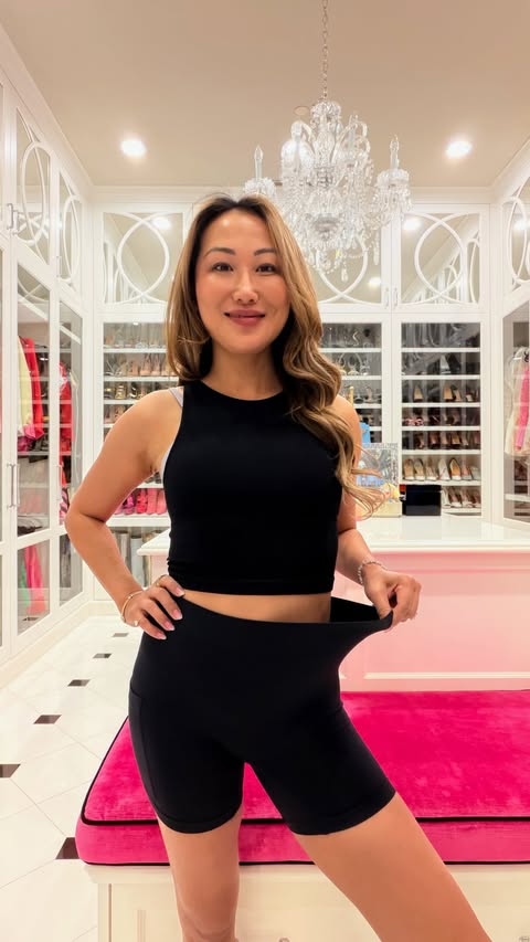 Instagram post by @tiffanymoonmd for Thigh Society. Caption reads: [...] on. Scrubs off. All-day comfort.....