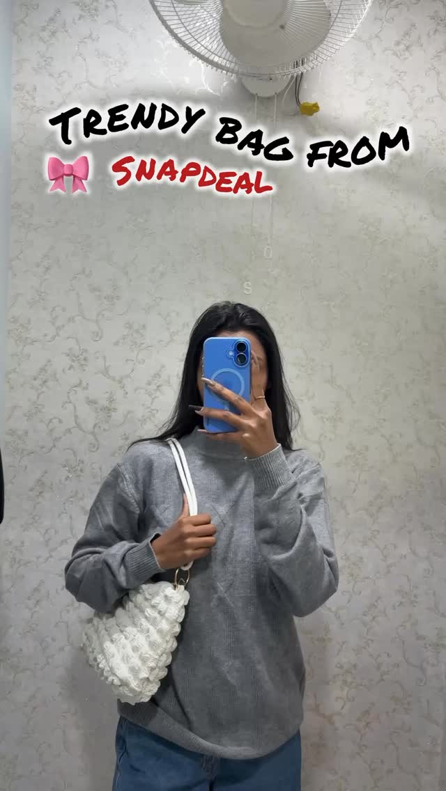 Instagram post by @theprisha_kumari for Snapdeal. Caption reads: #PR Bag @whyshy.in @snapdeal.