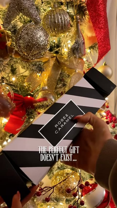 Instagram post by @justgeorgialou for Rose & Caramel. Caption reads: The only type of cracker i expect to open on....