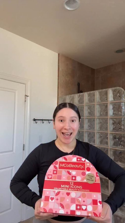 Instagram post by @jessicalemus__ for MCoBeauty. Caption reads: A post-partum glow up moment using the....