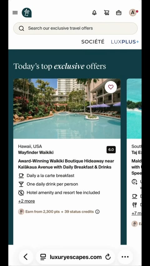 Instagram post by @twinmomdiariesbyaylin for Luxury Escapes. Caption reads: [...] this for your next getaway! ✈️ #ad....