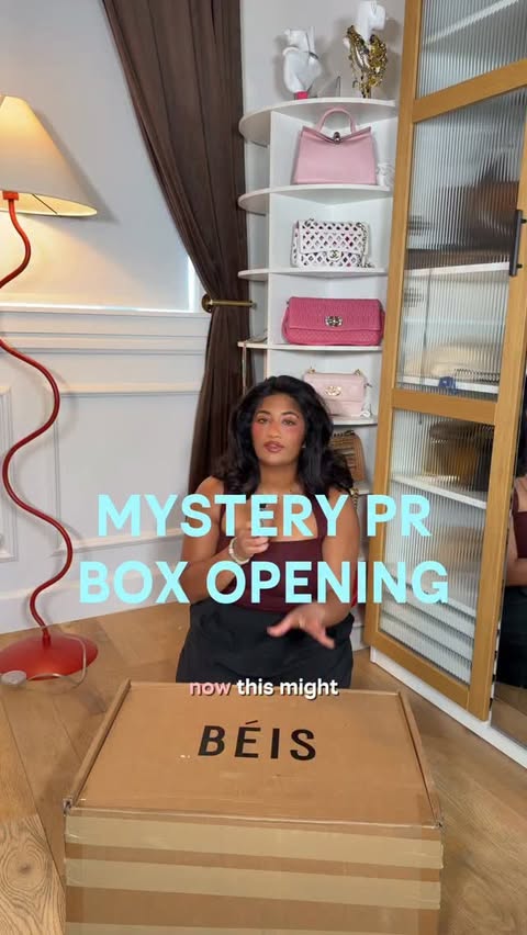 Instagram post by @monica.raviii for KAYALI FRAGRANCES. Caption reads: I GOT A MYSTERY PR BOX IN THE MAIL 👀 and I think....