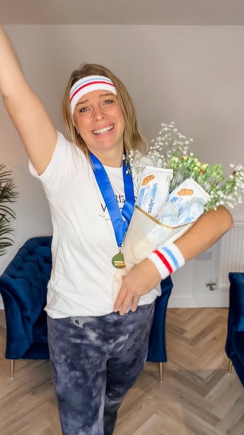 Instagram post by @mykindamum for WaterWipes. Caption reads: [...] my official training partner @waterwipes is....