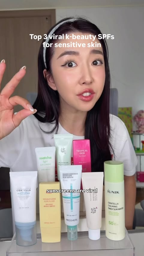 Instagram post by @urkoreanmomsunny for House of HUR. Caption reads: [...] applying it on my body and neck areas....