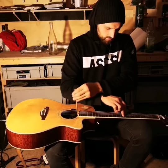 Instagram post by @dominik_friedrich_music for Clonefluence, Inc. - Music Marketing. Caption reads: What you think of this improvisation idea?....