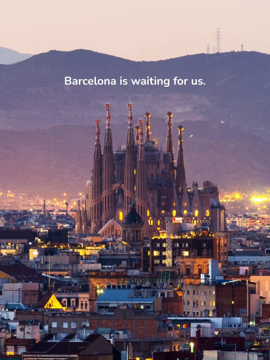Instagram post by @barcelona.travelers for Tripscout. Caption reads: Your first @ is buying tickets to Barcelona with....