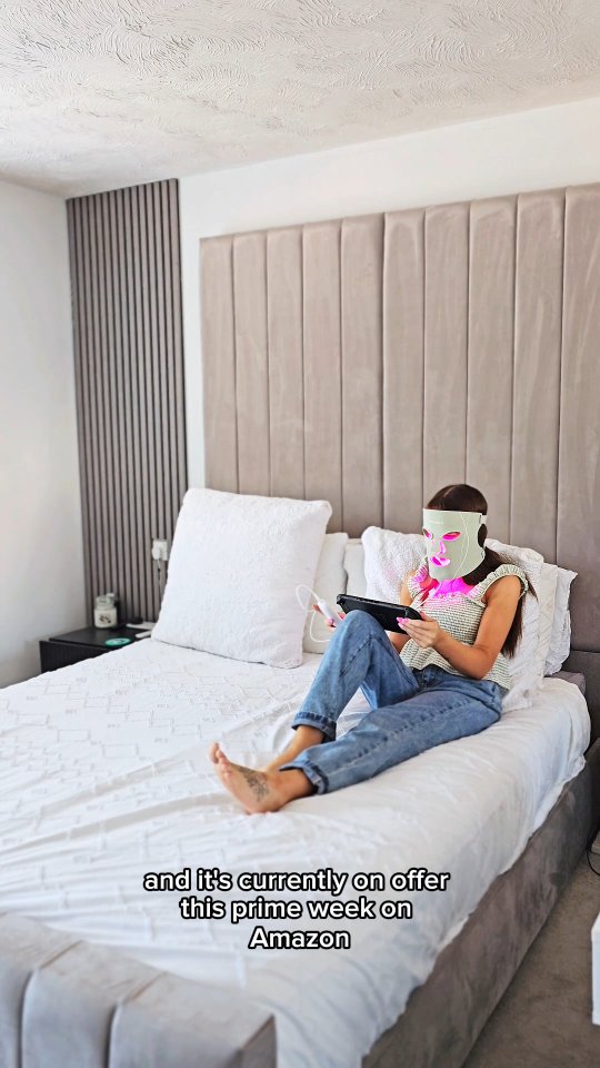 Instagram post by @littleaimeekins for Nanoleaf. Caption reads: The @nanoleafhome Light Mask - PRIME WEEK DEALS....