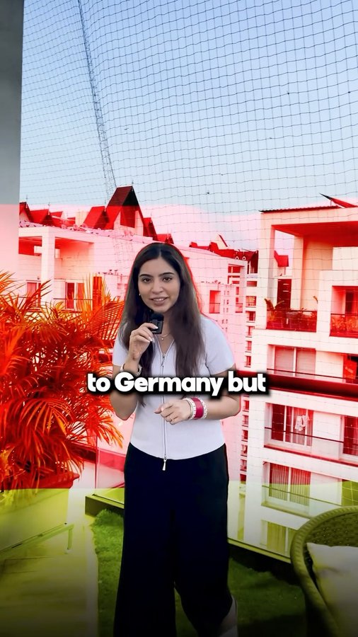 Instagram post by @riyabangia_ for Expatrio. Caption reads: Share this with a friend you want to move abroad....