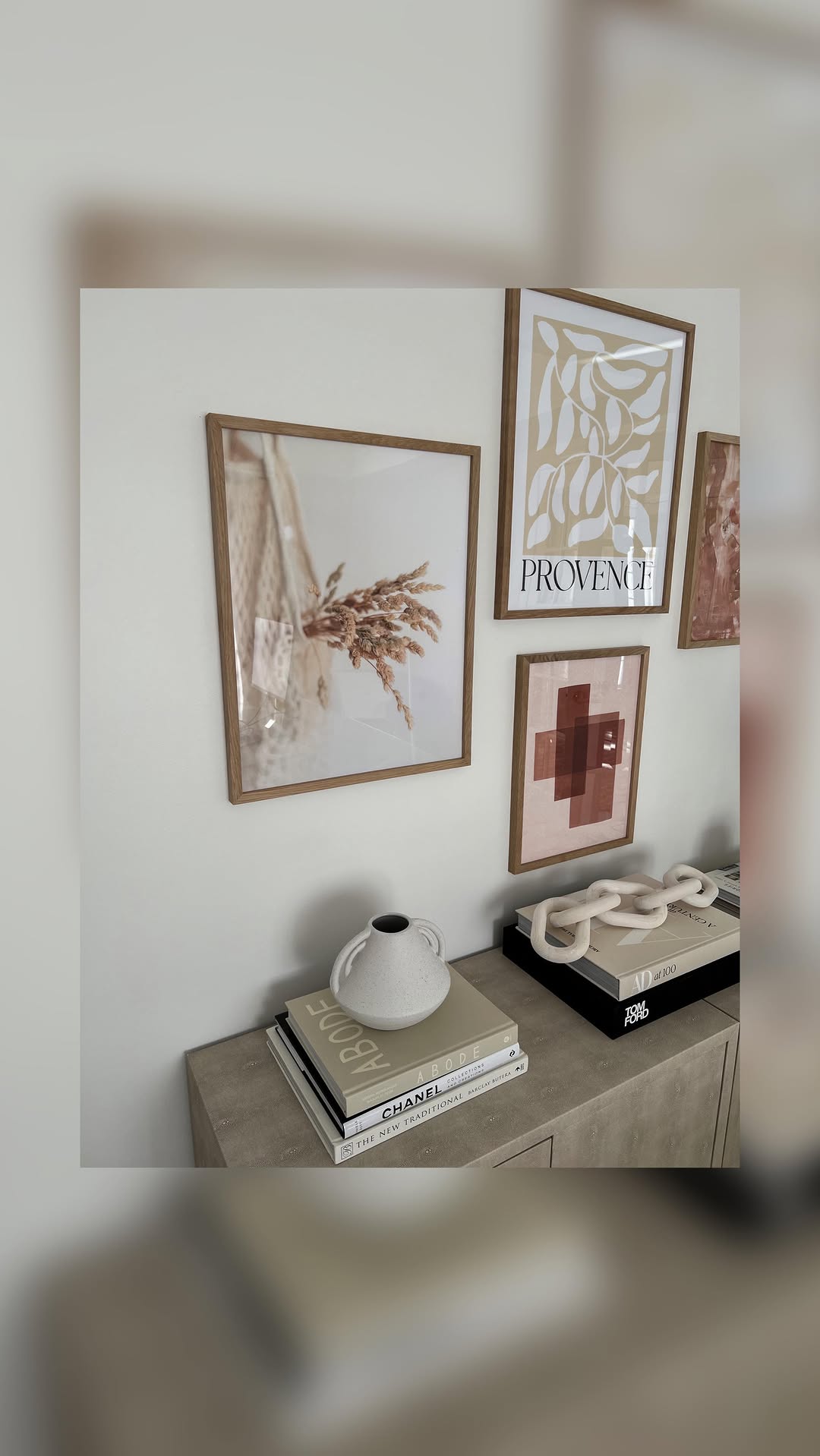 Instagram post by @alexisalopezz for Opposite Wall. Caption reads: This room needed a major revamp and @oppositewall....