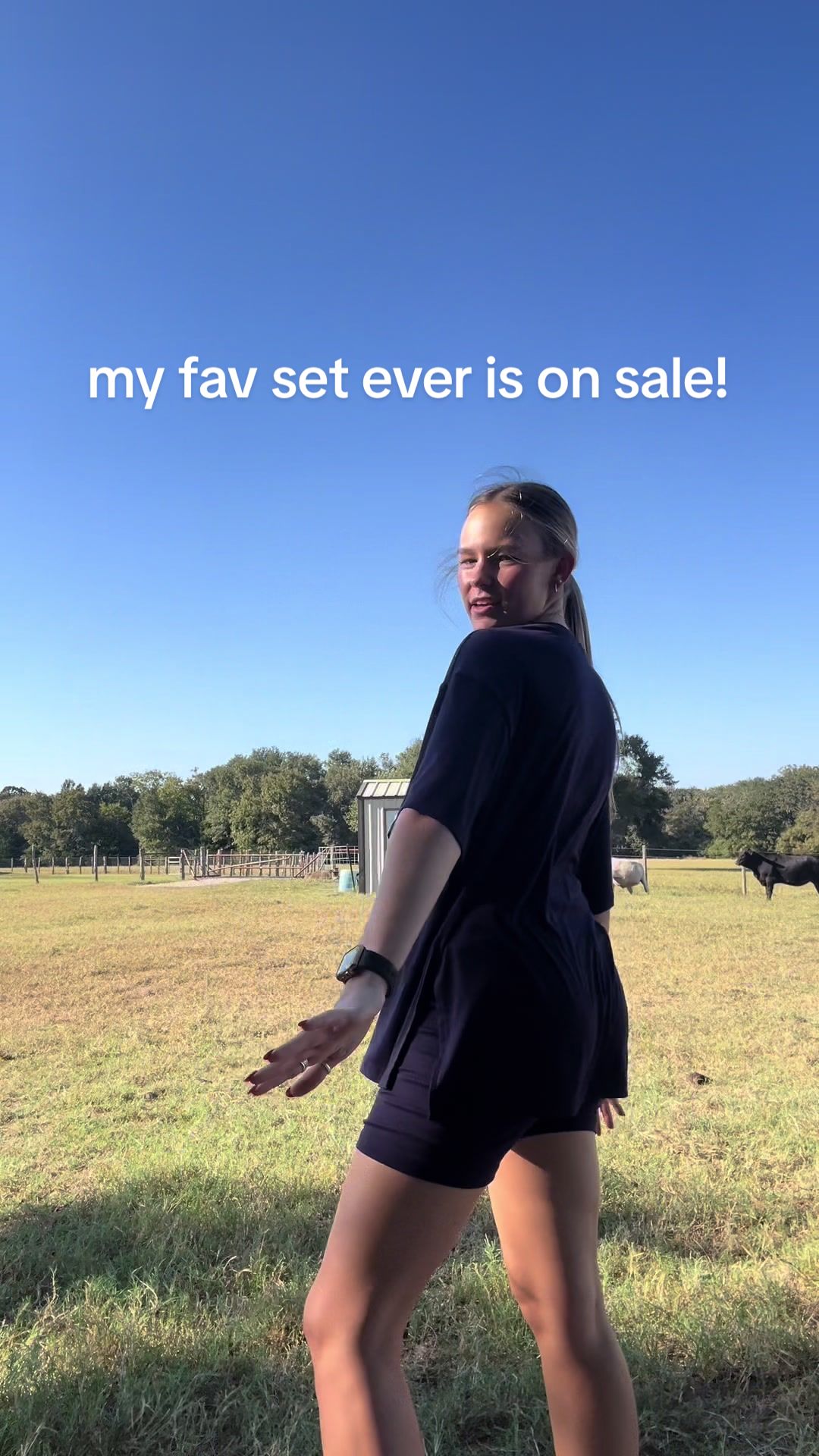 TikTok post by @hallekate05 for PrettyGarden. Caption reads: the best selling set by @PrettyGarden is on a fall....